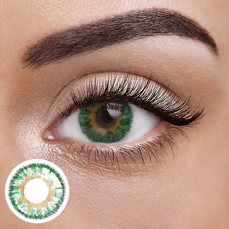 Unibling Angel Ice Green Colored Contacts (Yearly)-unibling