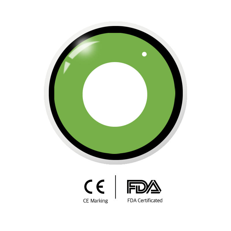 Unibling Green Manson Colored Contacts (Yearly)