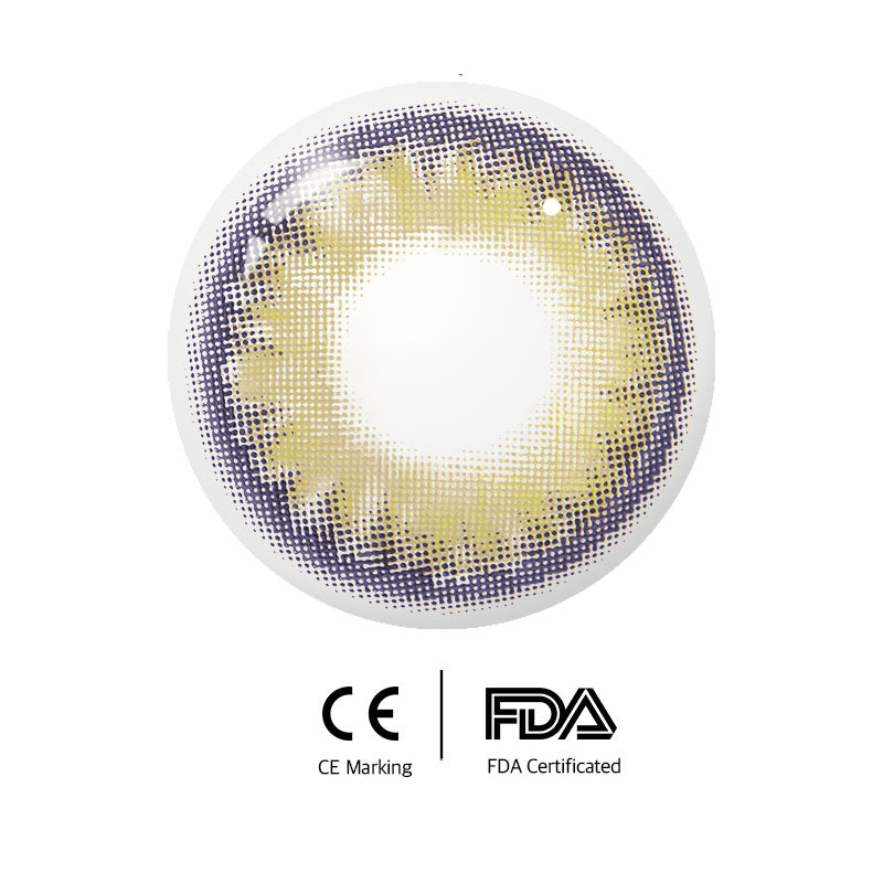 Unibling Diamond Aqua Colored Contacts (Yearly)-unibling