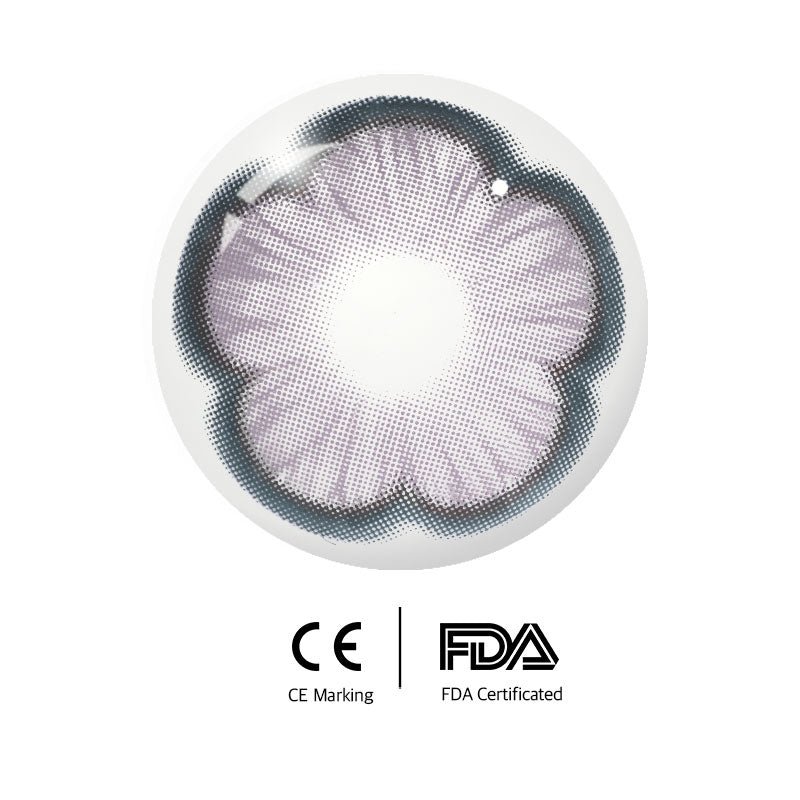Unibling Sakura Grey Colored Contacts (Yearly)-unibling