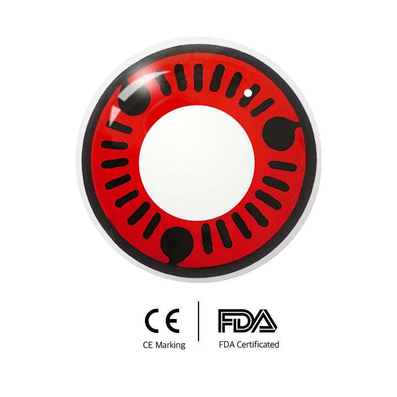 Unibling Magatama Sharingan Colored Contacts (Yearly)-unibling