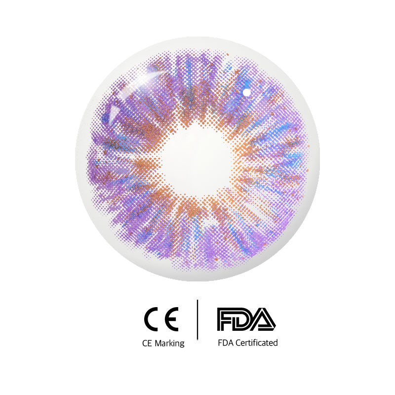 Unibling Monet Purple Colored Contacts (Yearly)-unibling