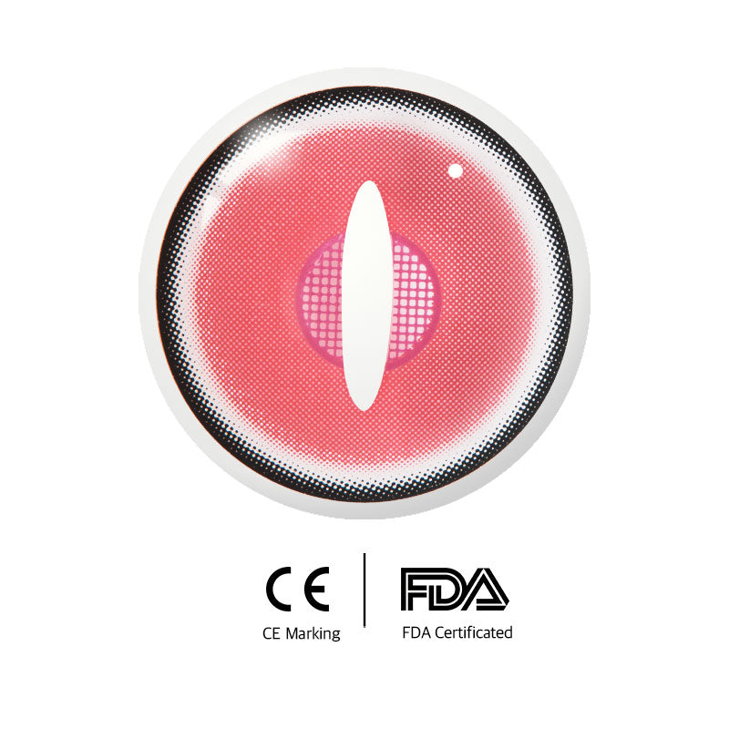 Unibling Demon Slayer Nezuko Demon Colored Contacts-unibling