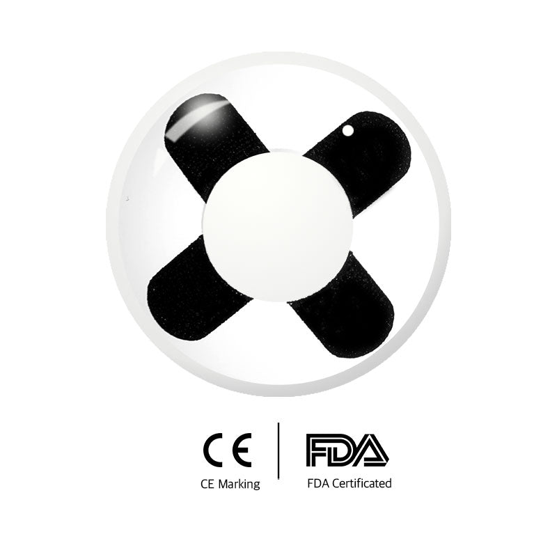 Unibling Black Cross Colored Contacts-unibling