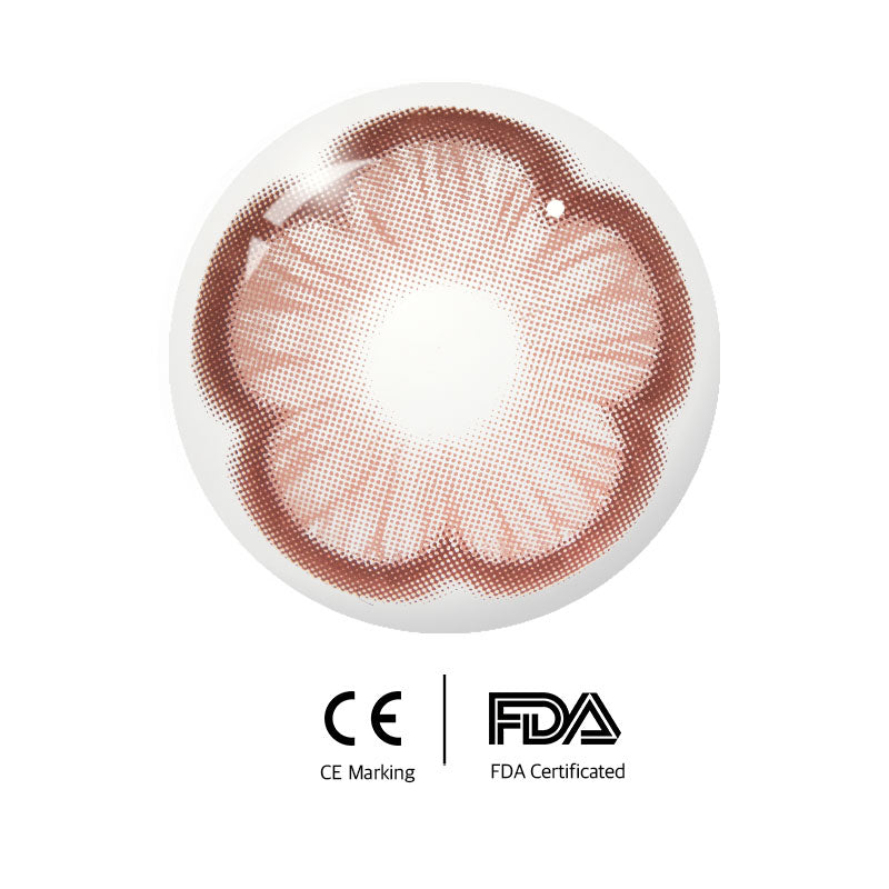 Unibling Sakura Red Colored Contacts (Yearly)-unibling