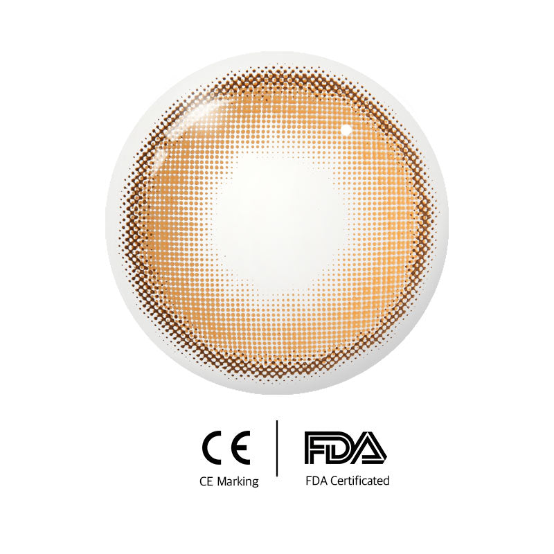 Unibling Saturn Brown Colored Contacts (Yearly)-unibling