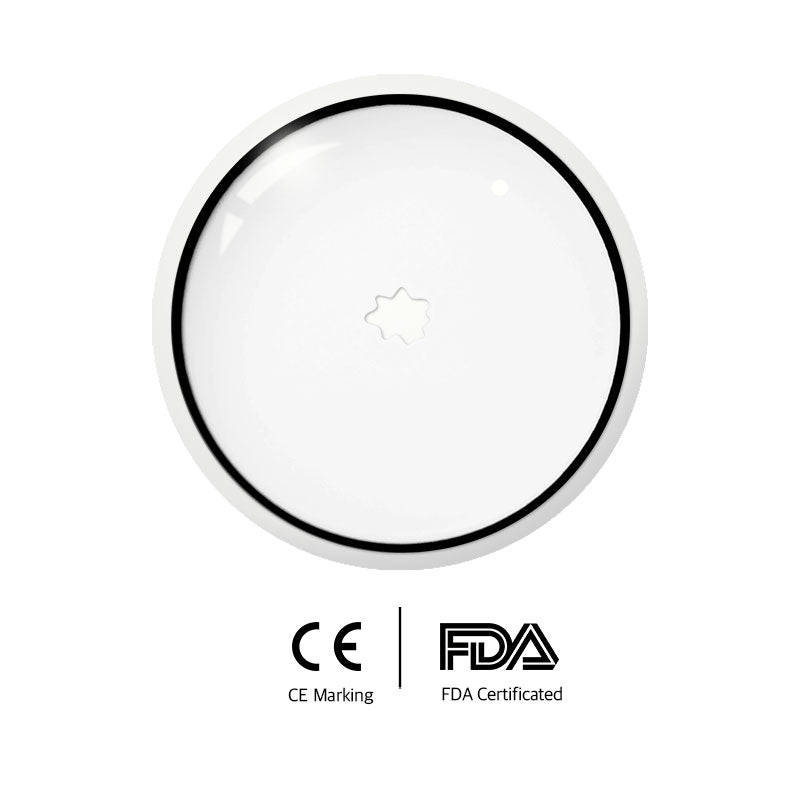 Unibling Rick & Morty Crazy Eyes White Cosplay Contact Lenses (Yearly)-unibling