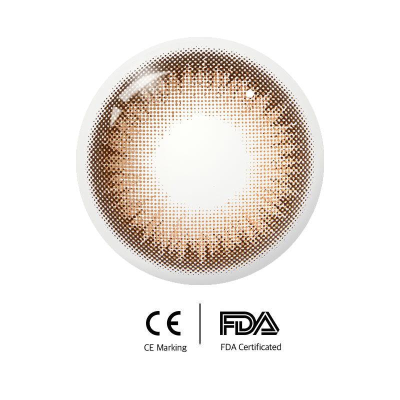 Unibling Savage Brown Colored Contacts (Yearly)-unibling