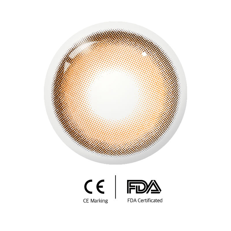 Unibling Crystal Brown Colored Contacts (Yearly)-unibling