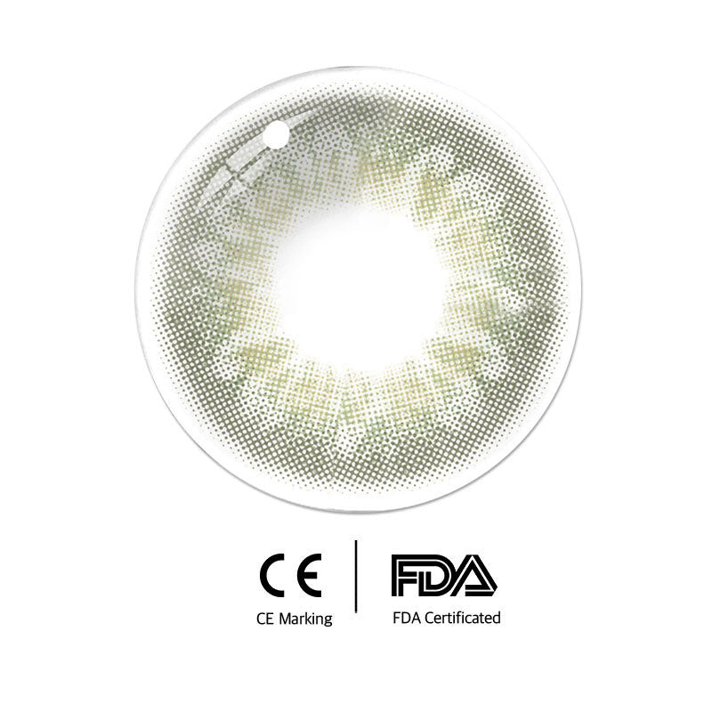 Unibling Mermaid Green Colored Contacts (Yearly)-unibling