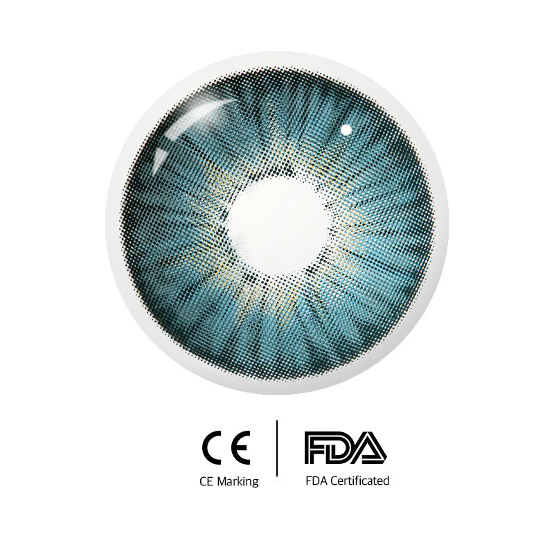 Unibling New York II Blue Colored Contacts (Yearly)-unibling