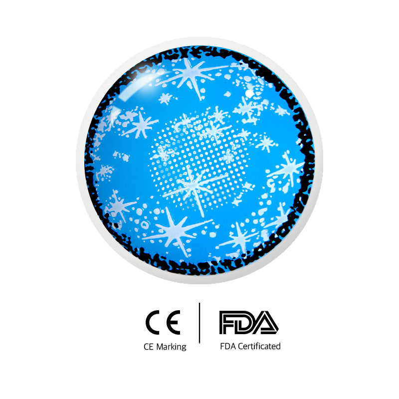 Unibling Sparkle SkyBlue Colored Contacts-unibling