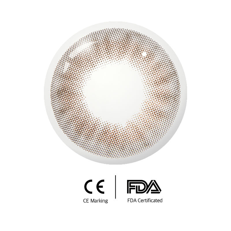 Unibling Pomelo Tea Rose Colored Contacts (Yearly)-unibling