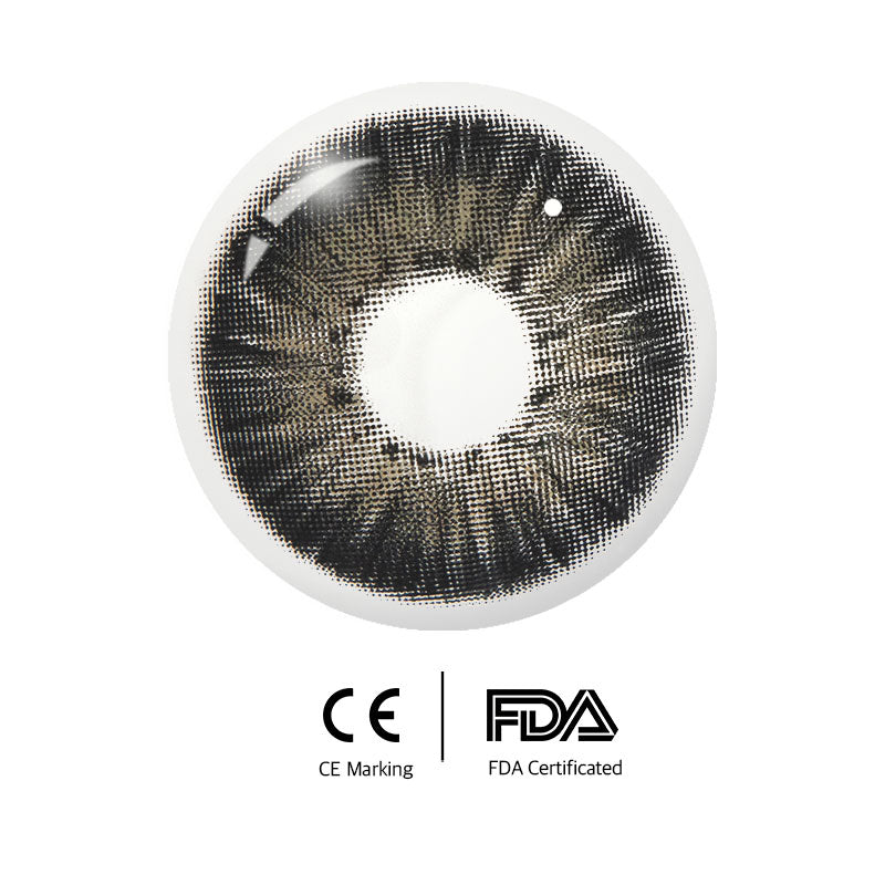 Unibling New York III Black Colored Contacts (Yearly)-unibling