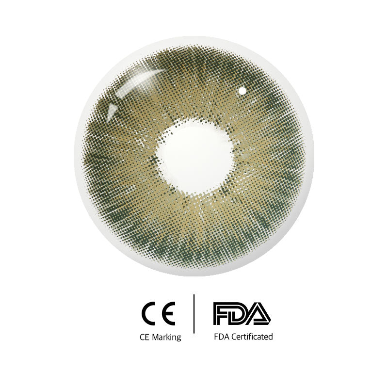 Unibling Jupiter Green Colored Contacts (Yearly)-unibling