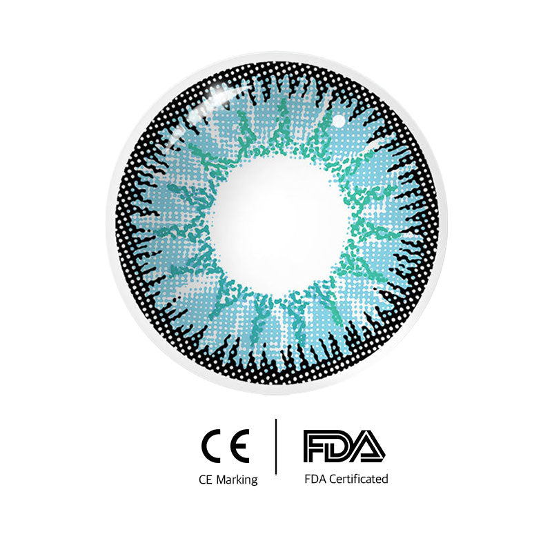 Unibling Vika Blue Colored Contacts (Yearly)-unibling