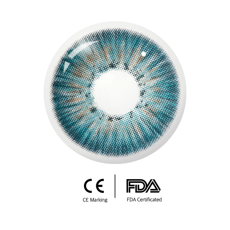 Unibling New York III Blue Colored Contacts (Yearly)-unibling