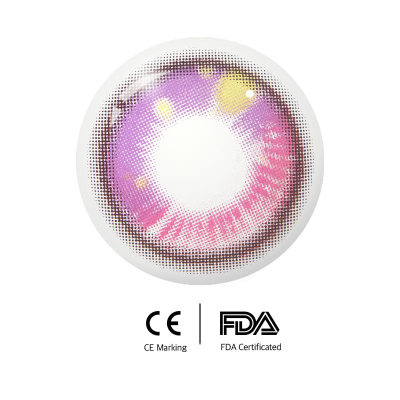 Sailor Moon Kitty Violet Colored Contacts [Yearly] - Unibling