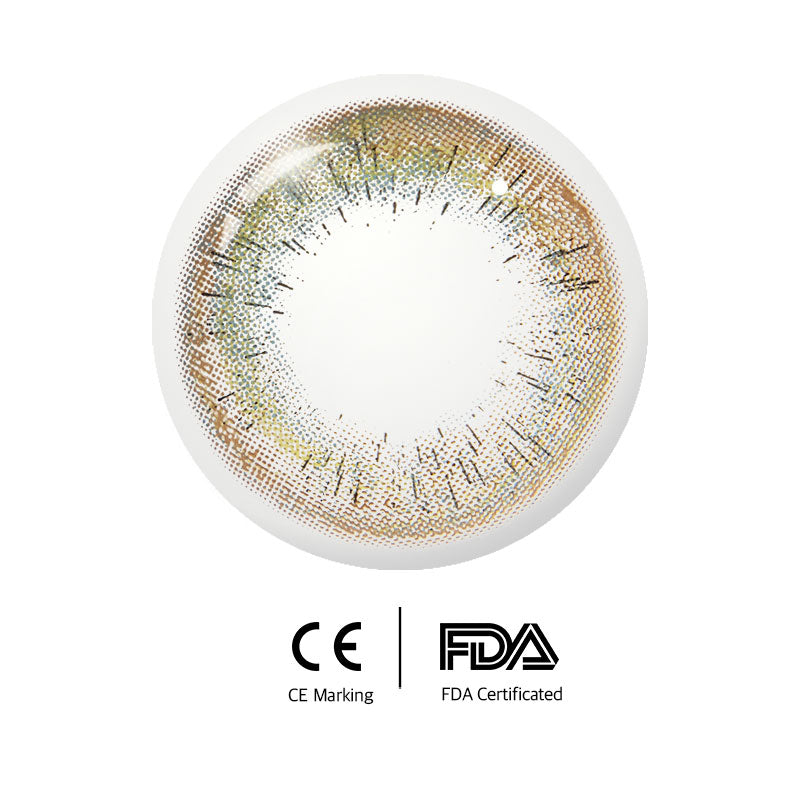 Unibling Single Malt Brown Colored Contacts (Yearly)-unibling