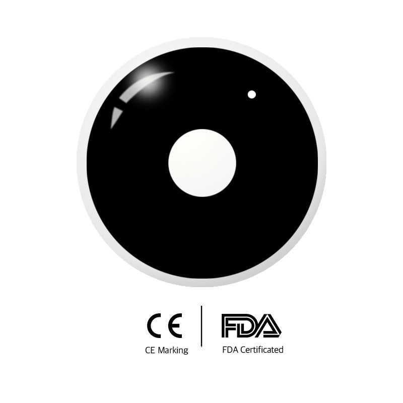 Unibling Black Sclera 22mm Colored Contacts-unibling