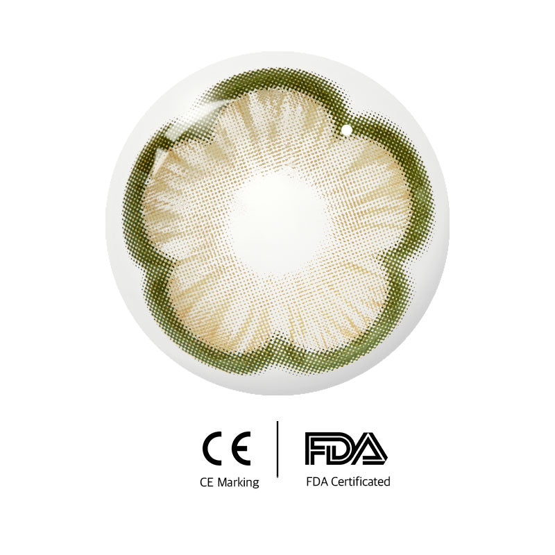 Unibling Sakura Green Colored Contacts (Yearly)-unibling