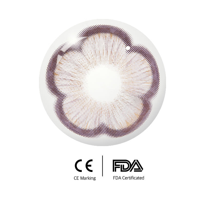 Unibling Sakura Violet Colored Contacts (Yearly)-unibling