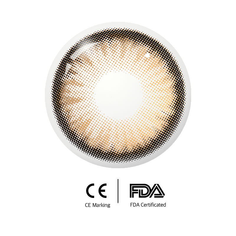 Unibling Dawn Brown Colored Contacts (Yearly)-unibling