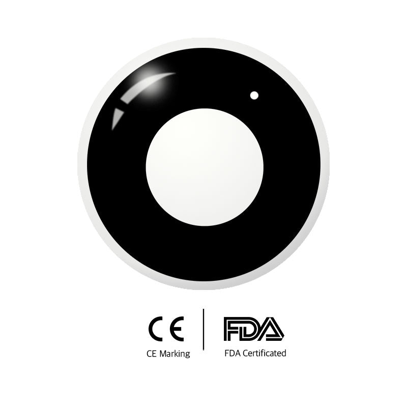Unibling Black Block Colored Contacts-unibling