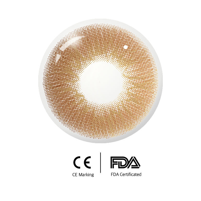 Unibling Brown Velvet Colored Contacts (Yearly)-unibling