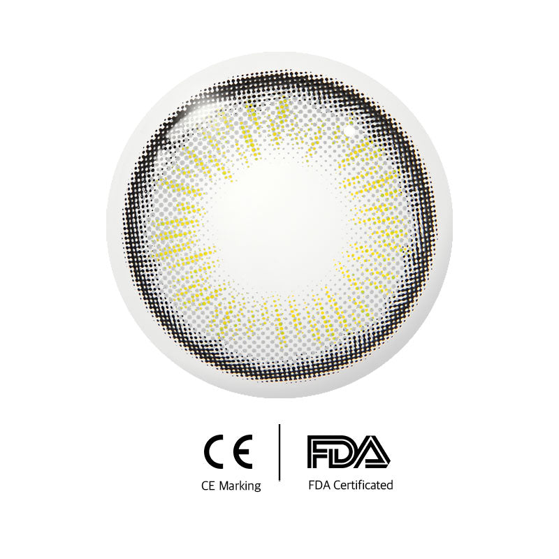 Unibling Nowhere Grey Colored Contacts (Yearly)-unibling