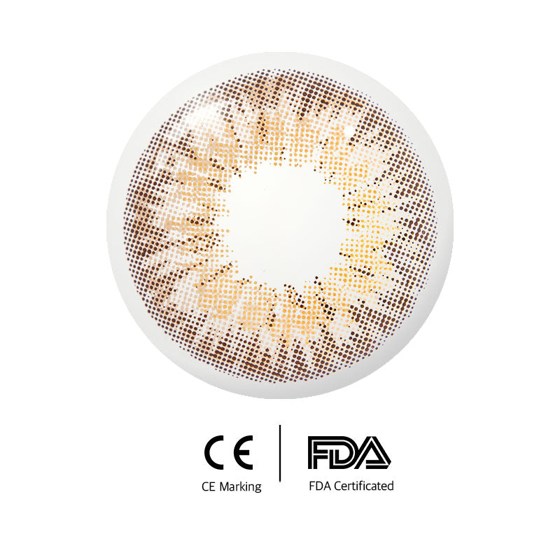 Unibling Barbie Brown Colored Contacts (Yearly)-unibling