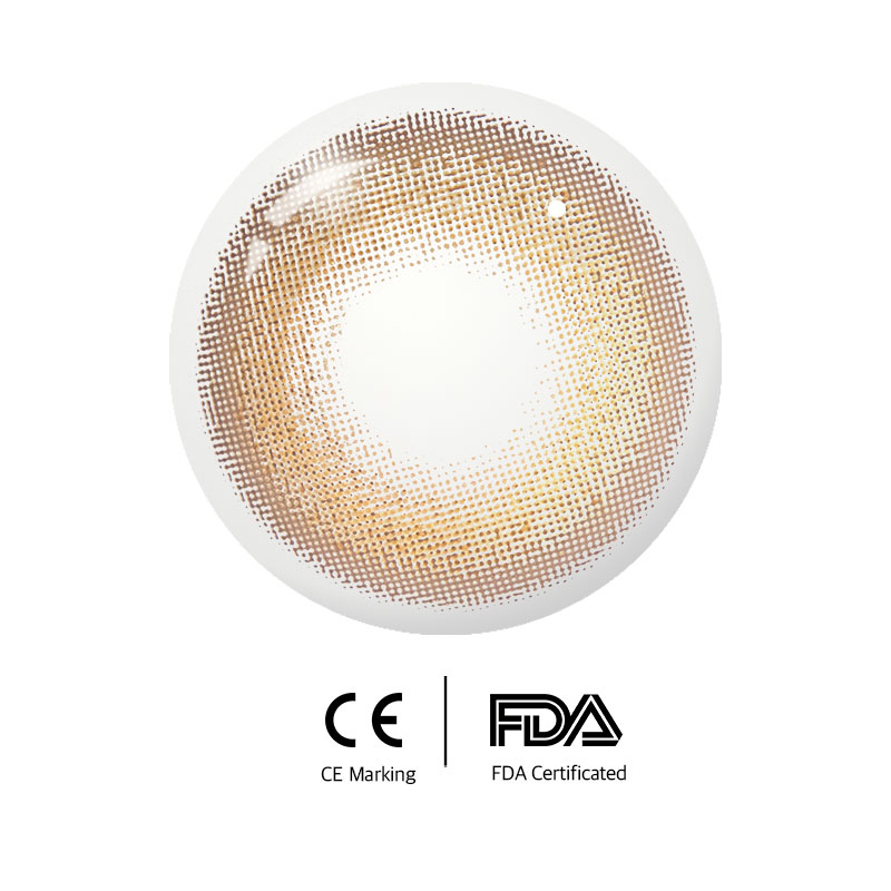 Unibling Satellite Brown Colored Contacts (Yearly)-unibling