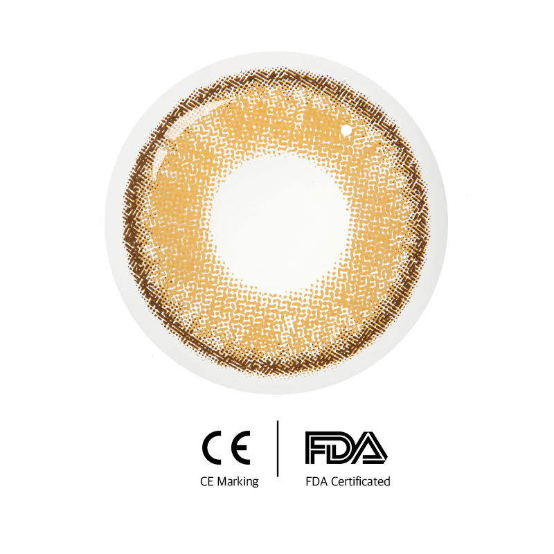 Unibling Dubai Brown Colored Contacts (Yearly)