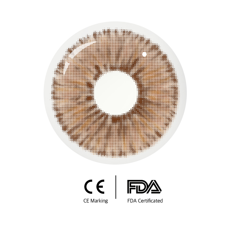 Unibling Angeles Brown Colored Contacts (Yearly)