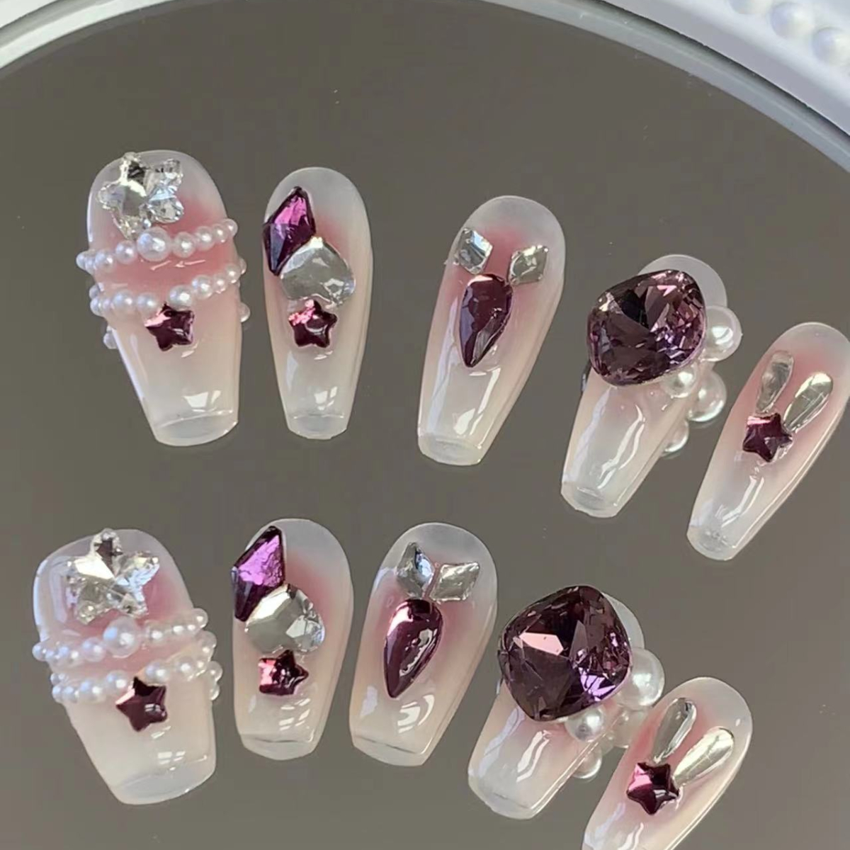 Dried Rose Press-On Nails