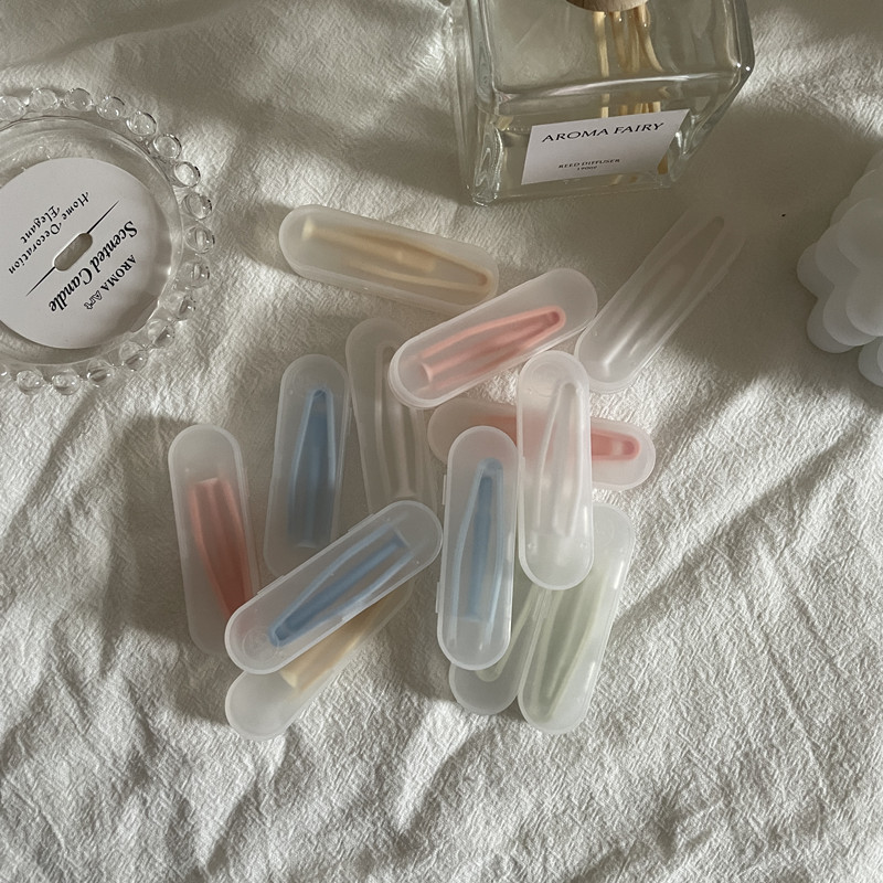 Extended Morandi Pure Color Matte Finish Contact Lens Remover Tool