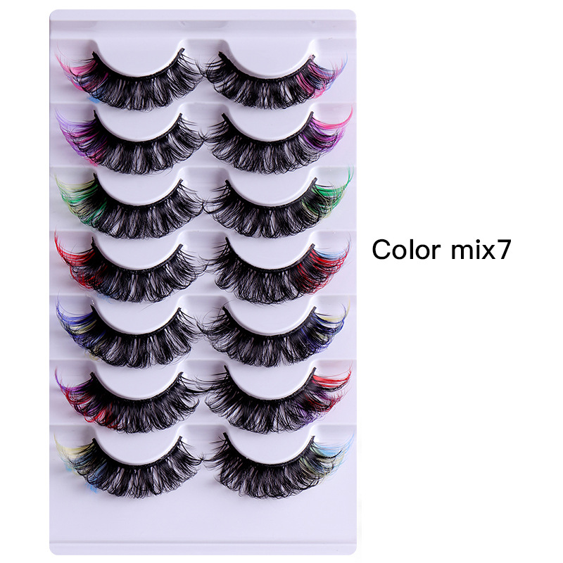 Pride Moon Party Queen Colored Fiber Eyelashes