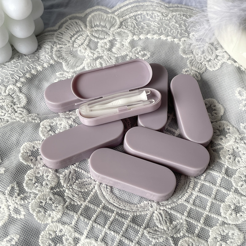 Cream-colored Contact Lens Remover Tool