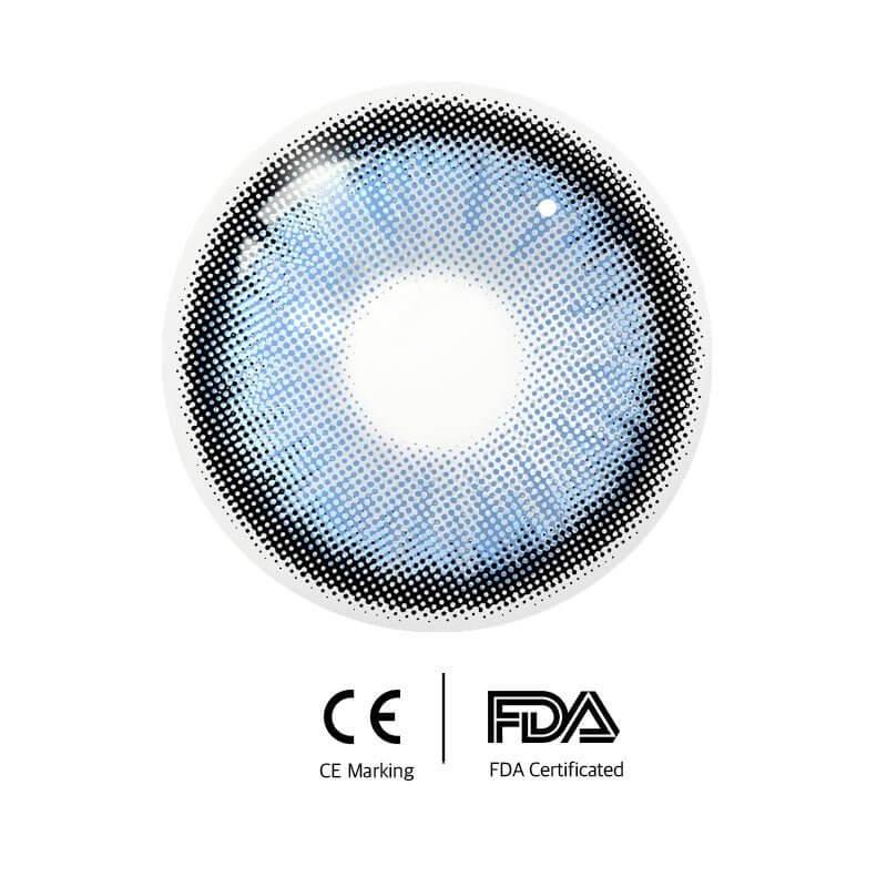 Unibling Dawn Blue Colored Contacts (Yearly)-unibling