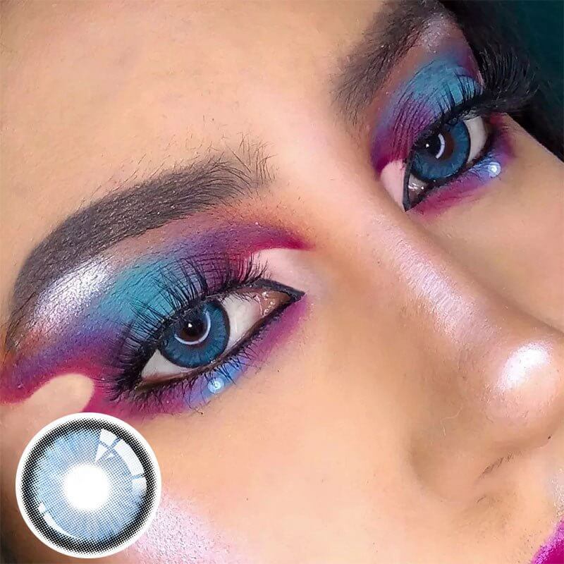 Unibling Dawn Blue Colored Contacts (Yearly)-unibling