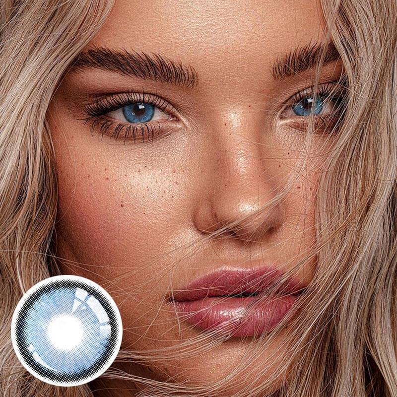 Unibling Dawn Blue Colored Contacts (Yearly)-unibling
