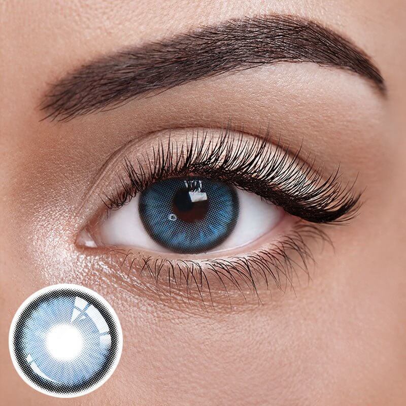 Unibling Dawn Blue Colored Contacts (Yearly)-unibling