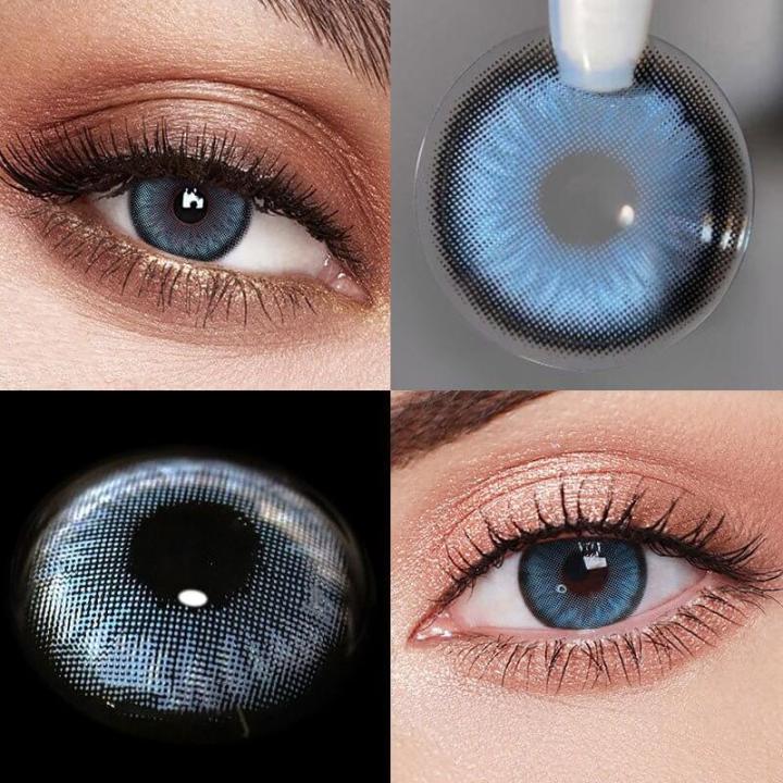 Unibling Dawn Blue Colored Contacts