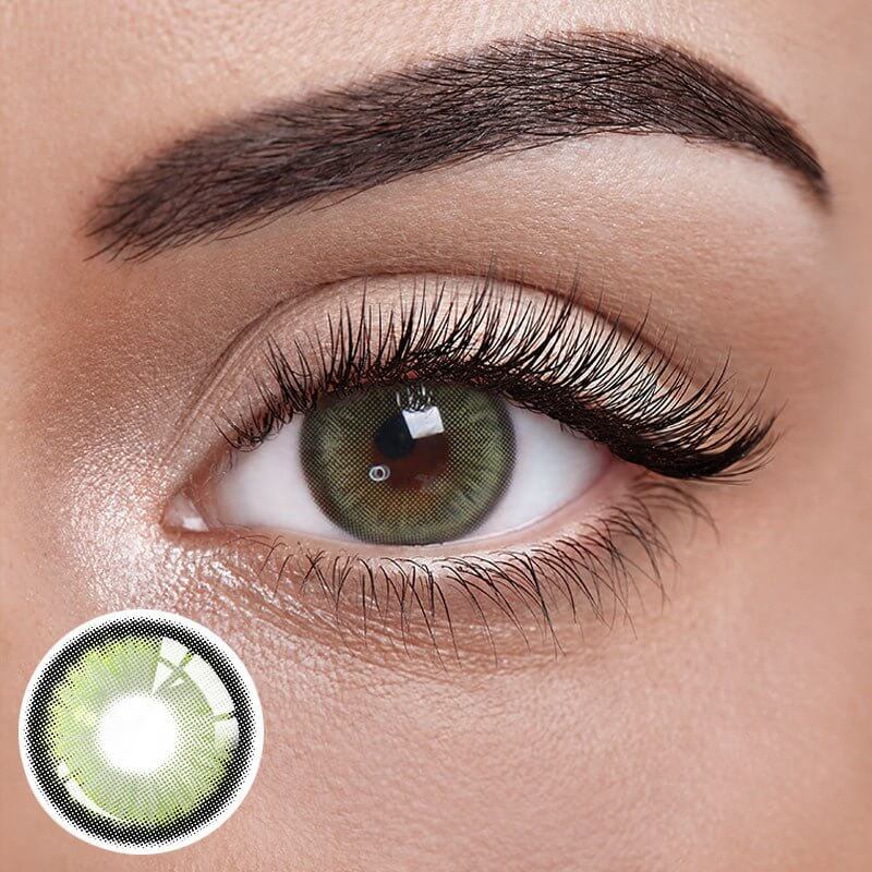 Unibling Dawn Green Colored Contacts (Yearly)-unibling