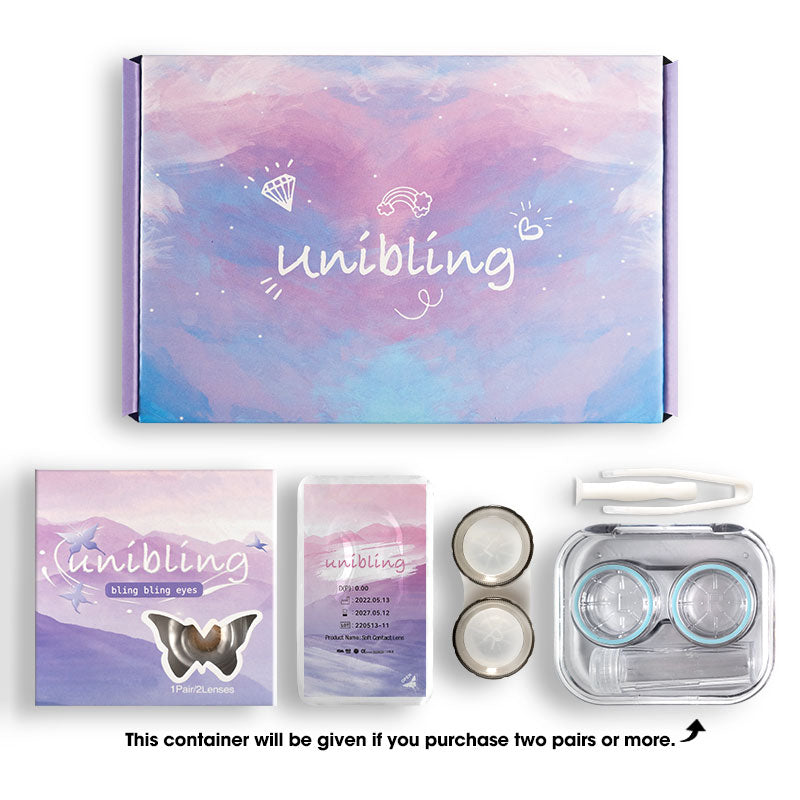 Unibling Cookie Brown Colored Contacts (Yearly)-unibling