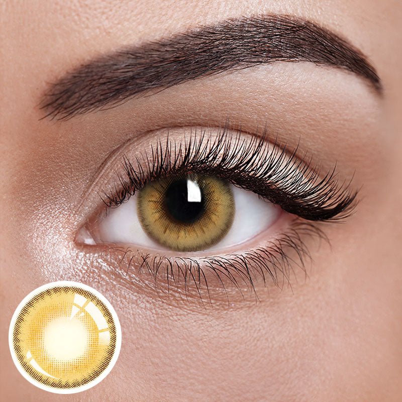 Unibling LA Girl Brown Colored Contacts (Yearly)-unibling