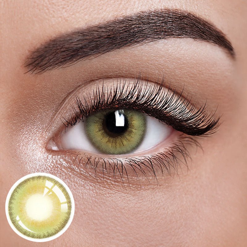 Unibling LA Girl Green Colored Contacts (Yearly)-unibling