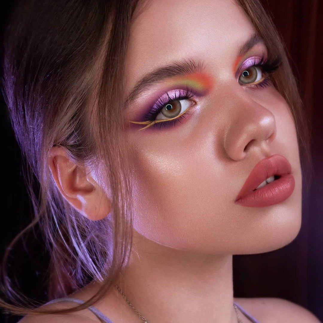 Unibling Linen Gravy Colored Contacts (Yearly)-unibling