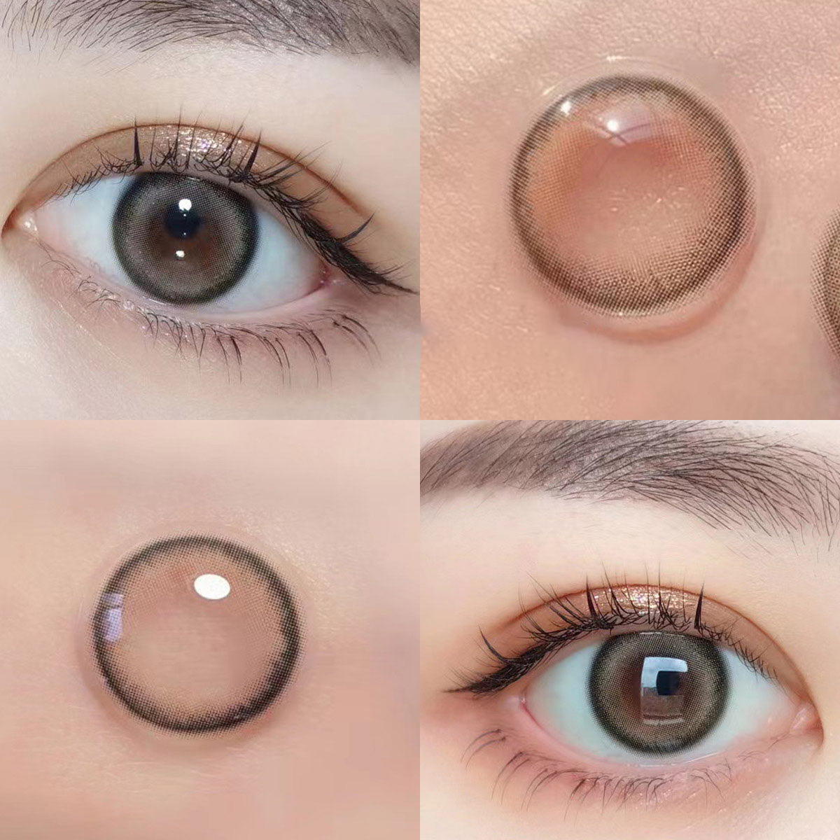 Unibling Linen Gravy Colored Contacts (Yearly)-unibling