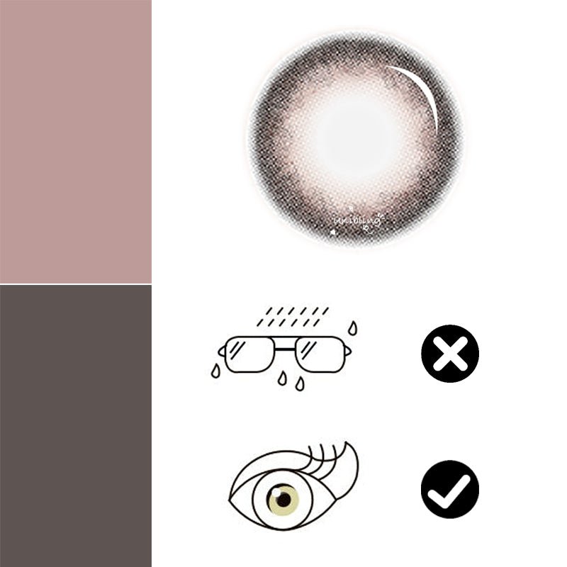 Unibling Linen Gravy Colored Contacts (Yearly)-unibling